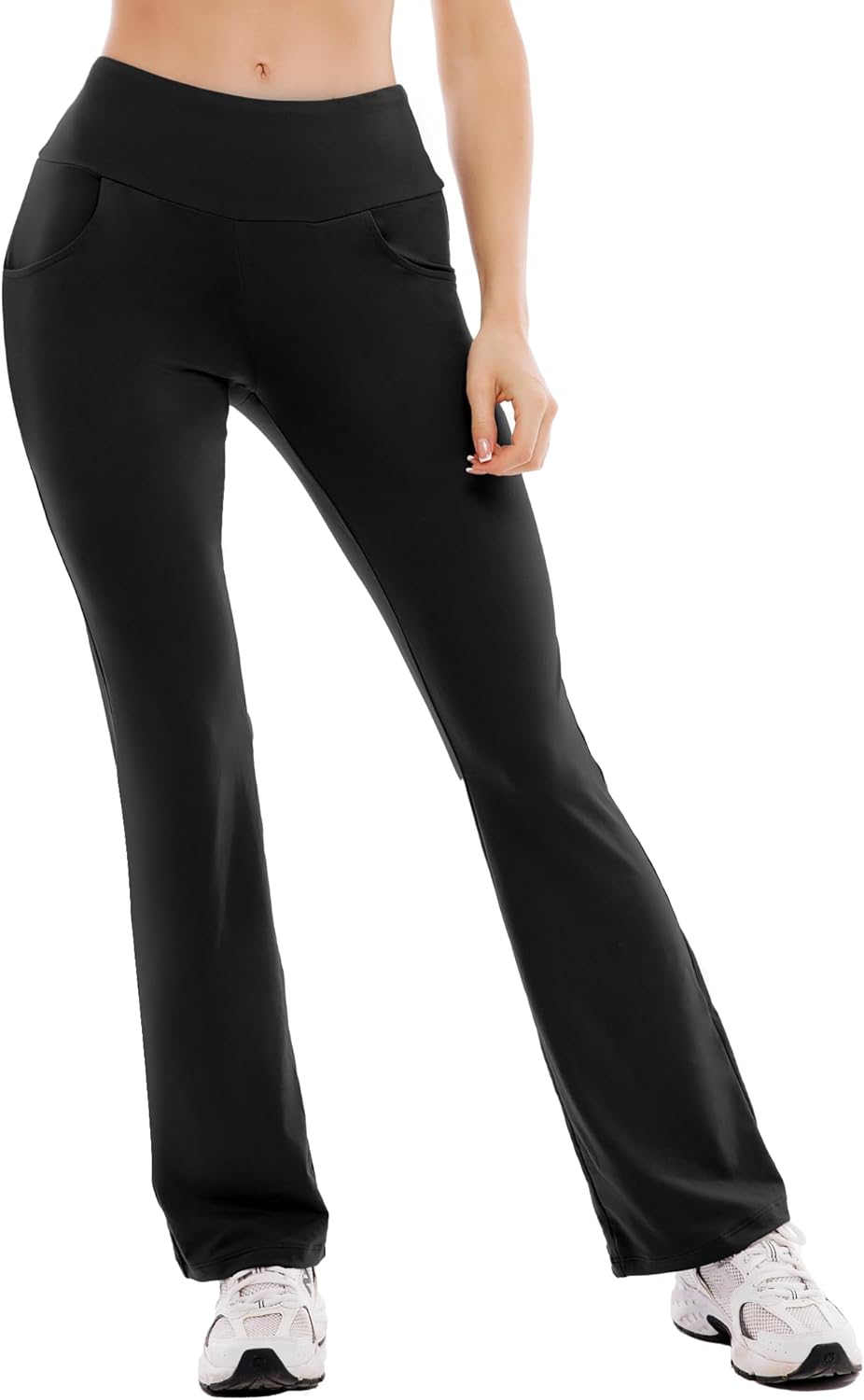 Ipletix Flare Leggings for Women-Bootcut Yoga Pants for Women High Waisted Flared Leggings Dress Pants