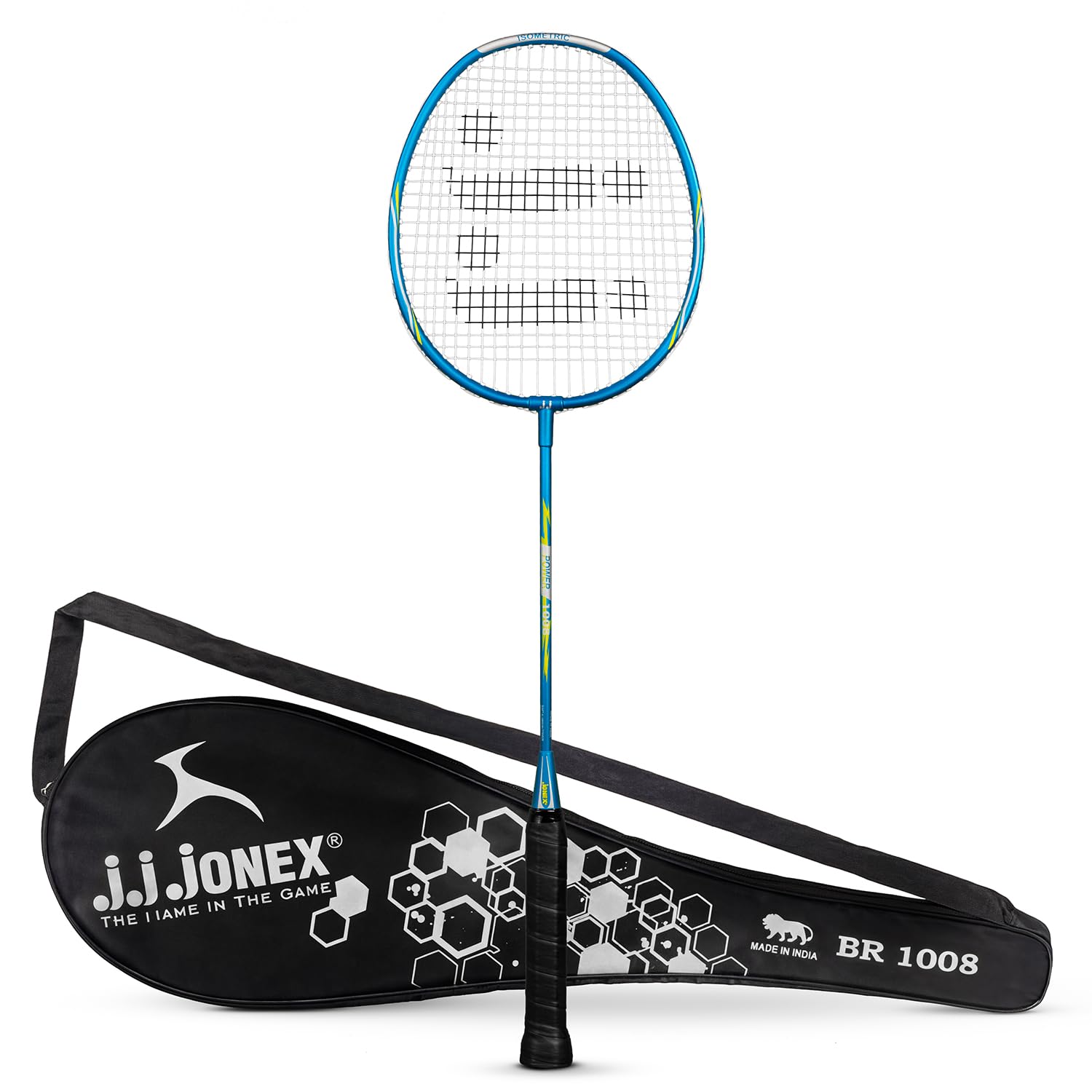 JJ Jonex Power 1008 Badminton Racket | 90 ± 5g Lightweight | Zinc-Titanium Shaft | Alloy Frame Construction | Premium Matte Finish | Non-Toxic Paint | Fast Swing & Superior Control (Purple)-image-11