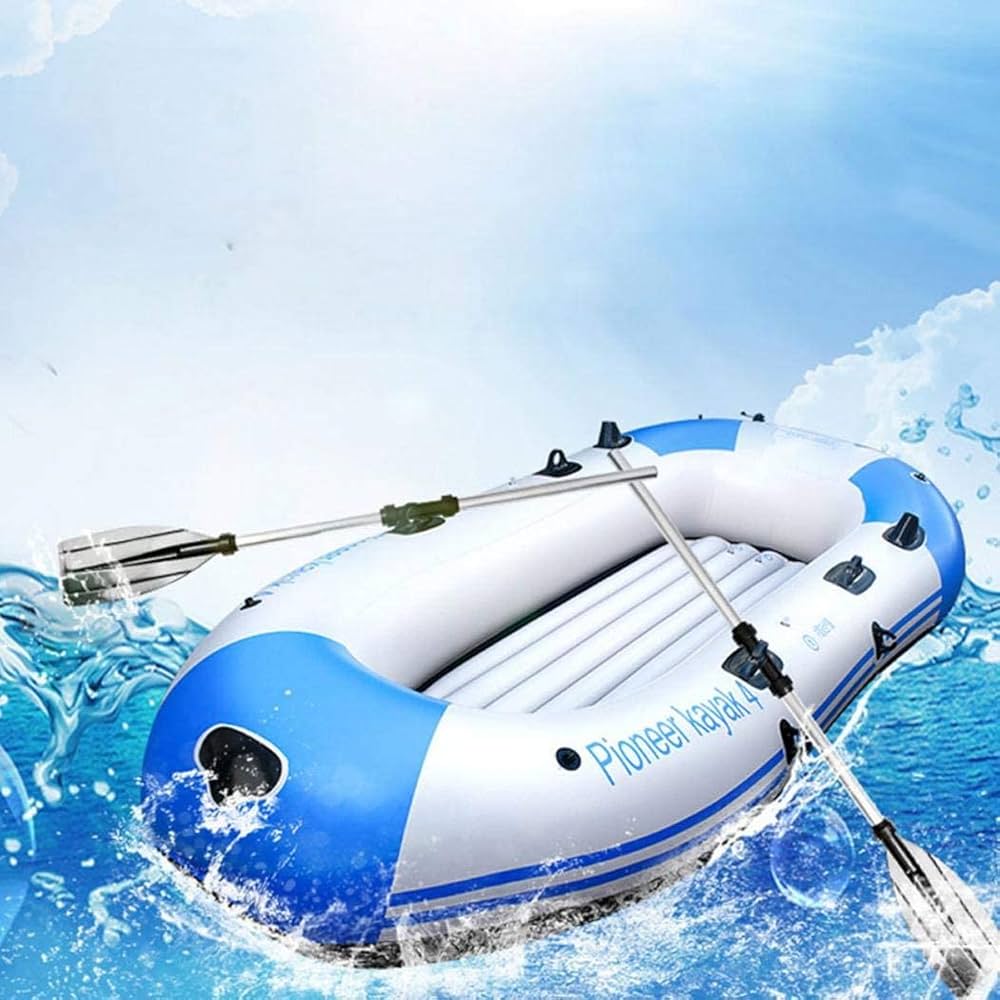 【数量限定】ゴムボート PVC 厚く インフレータブルカヤック 2人/3人/4人 Amazon | Pugrwei ゴムボート 2人 3人 4人 釣り用 海釣り 川釣り