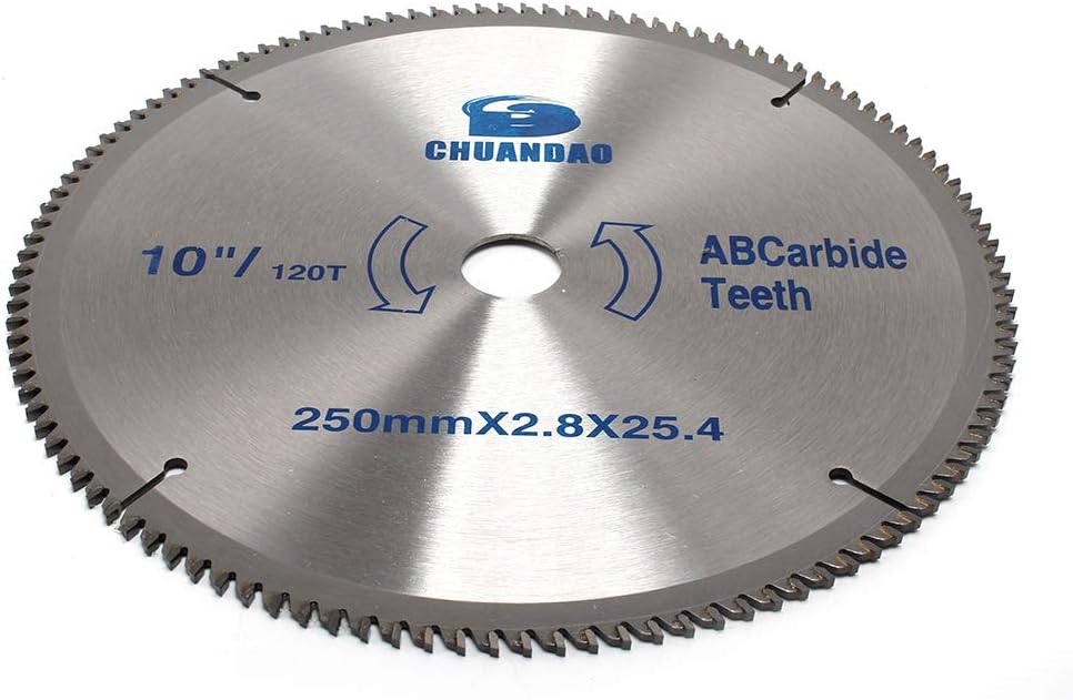 10 Inch 120T Wood Cutting Saw Blade with 1 Inch Arbor