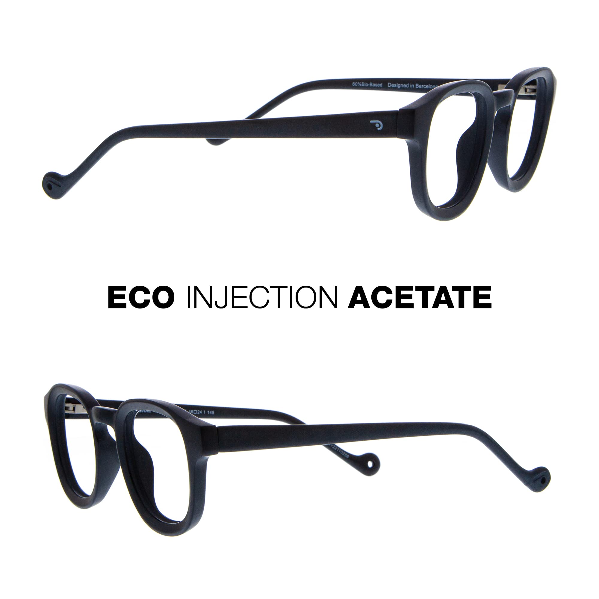DIDINSKY READING GLASSES Blue Light Blocking Unisex Readers. Acetate Frames, Flexible Temples and Anti-reflective Lenses - Image 3