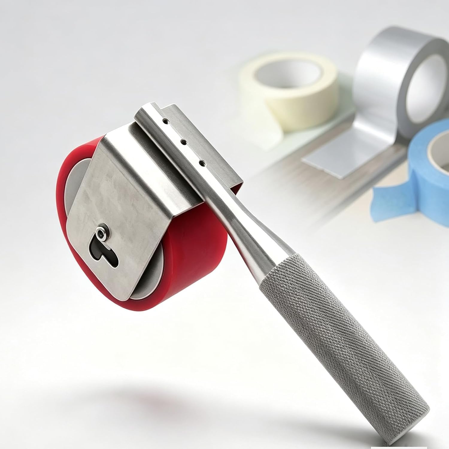 Herramienta De Prueba De Adhesivos con Rodillo Manual De 2 Kg, Rodillo Manual Estándar, Espesor De Caucho: 6 Mm, Velocidad De Rodadura: 300 Mm/min, para Pruebas De Resistencia Al Despegue Y