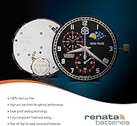 Vista 8 de Renata 362 batería de reloj, paquete de 5 unidades.