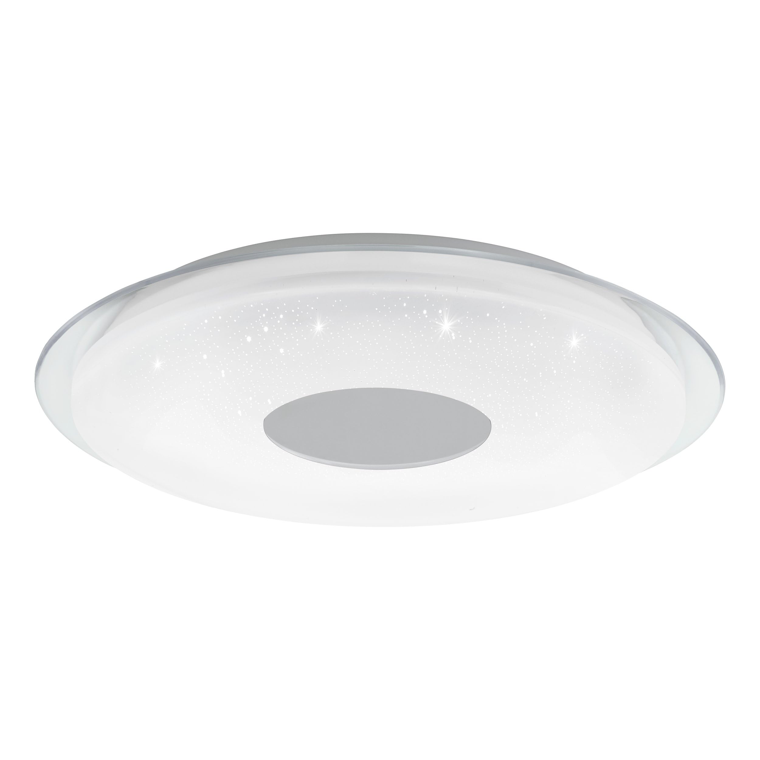 Eglo Connect.z Smart Home LED Star Ceiling Light Lanciano-Z, Ø 22 inches, Zigbee Flush Mount Lighting, app and Voice Control, White tunable Lights (Warm - Cool White), dimmable