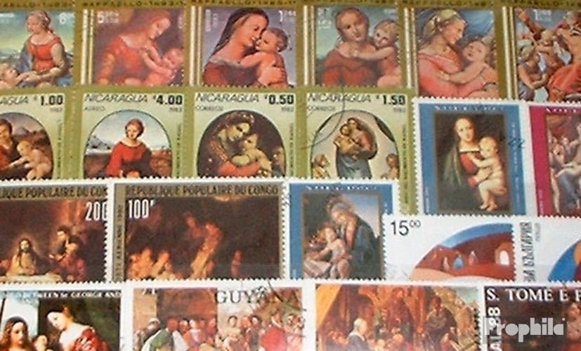 Prophila Collection Briefmarken-Wertpaket „Christliche Motive“ – Komplette Ausgaben Für Sammler | Christentum-Thema