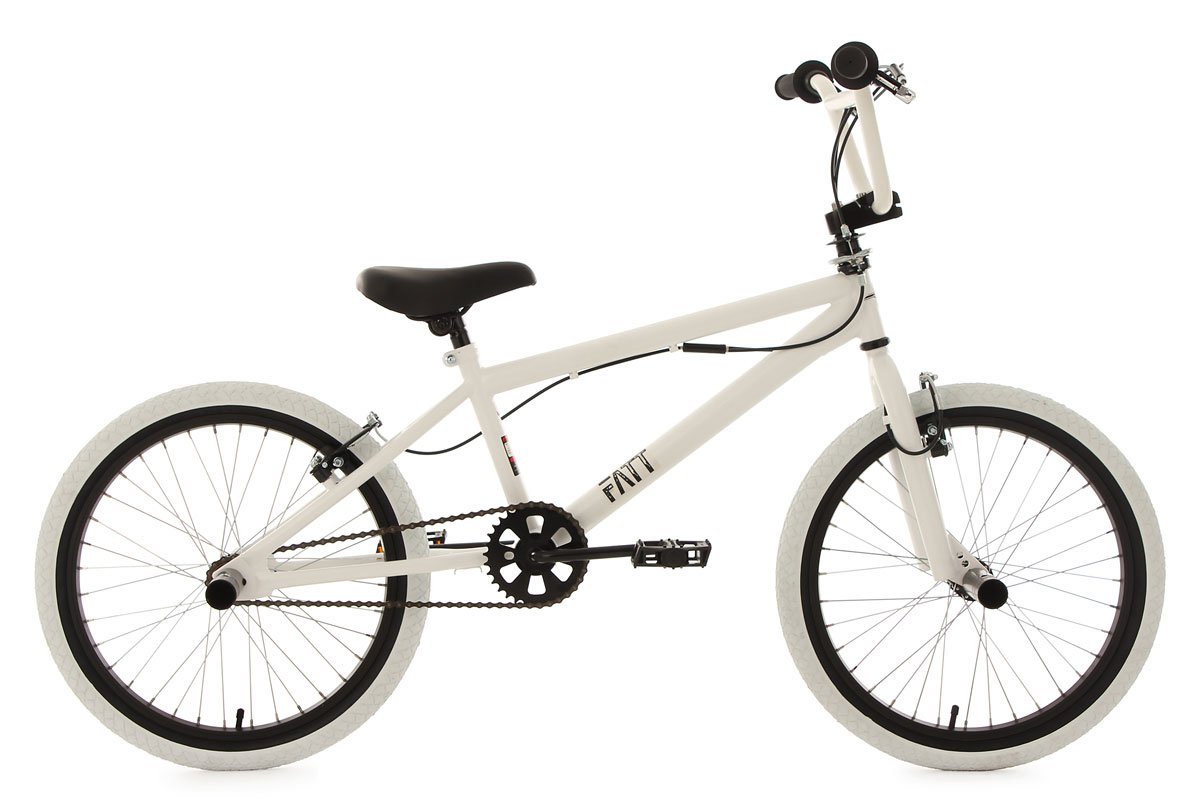 KS Cycling Fahrrad BMX Freestyle Fatt, weiß, 20, 602B