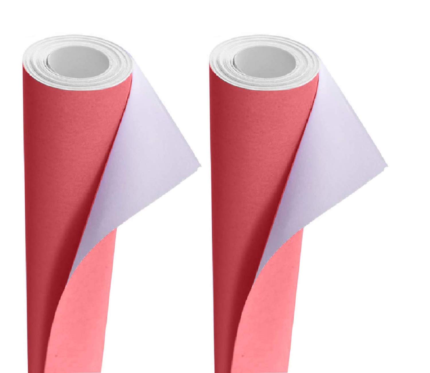 2 Rolls of Packing/Display Poster Paper Roll 3Ace Crafts – 10 m x 76 cm Ideal for Wrapping Wrap Birthday Gifts Drawing Table Runner Covering Parcel Backing School Board – Candy Pink Colour — image 1