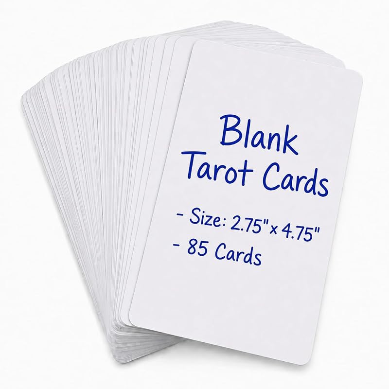 85 Blank Tarot Size Cards to Write On, DIY Make Your Own Deck