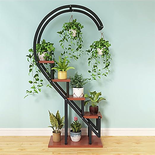 Amazon Co Jp 花台 鉄製 スタンド 屋外室内 近代的な家 装飾 ため 植木 プランター 花台 ガーデンスタンド 玄関花置き棚 浴室用収納ラック 多層 小物ラック 横型 省スペース 組立簡単 ラック 防花台 植物棚 盆栽棚 Color Black Size Style 2 Diy 工具 ガーデン