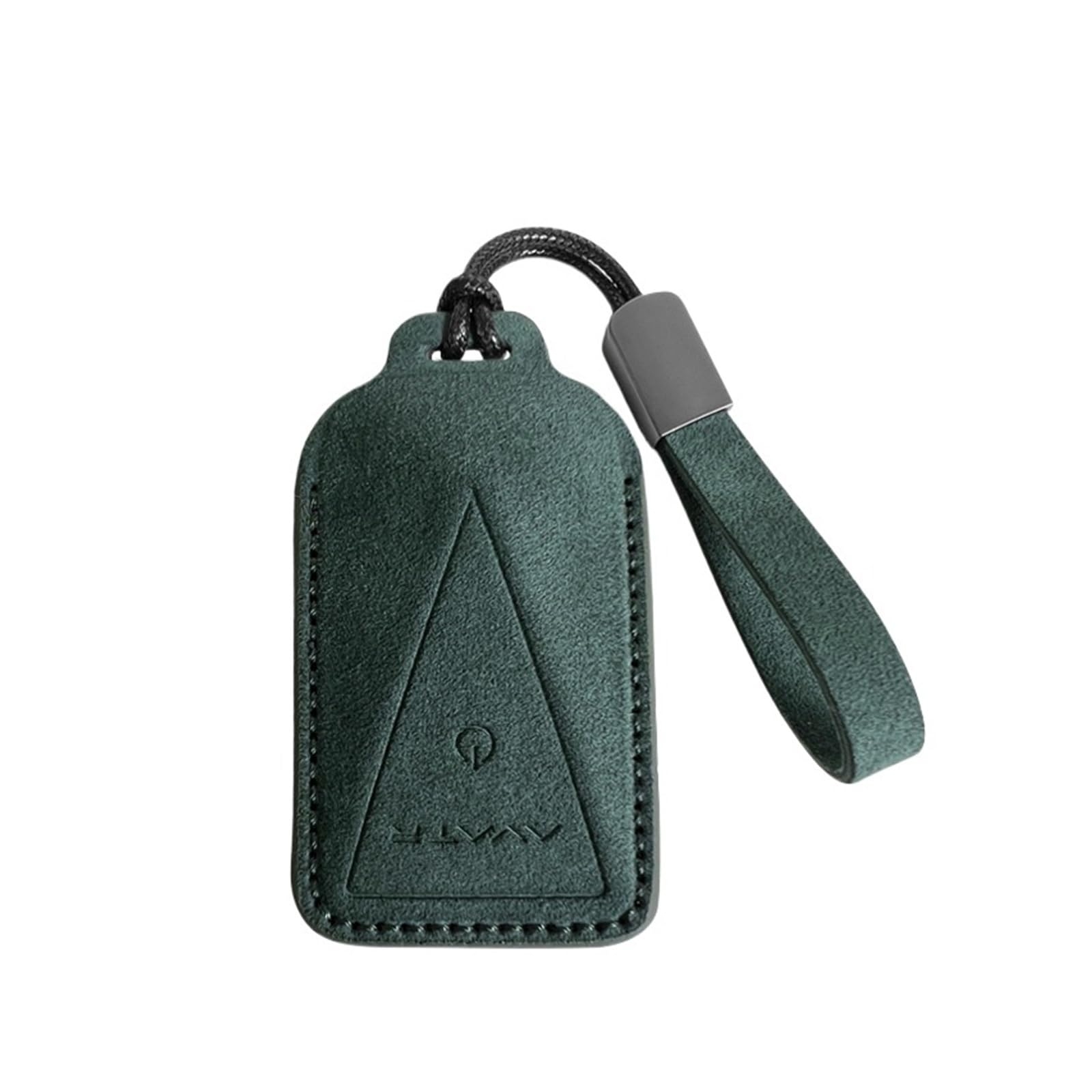 Compatible For AVATR 12 11 07 Suede Smart Remote Key Case Cover Holder Keychain For Car(03)