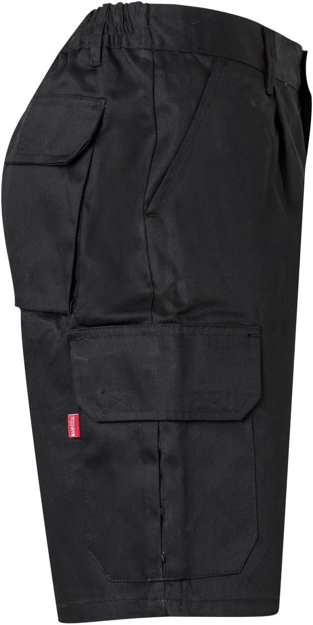 VELILLA – Multi-Pocket Bermuda (Modern), Black, 344/C0/T44