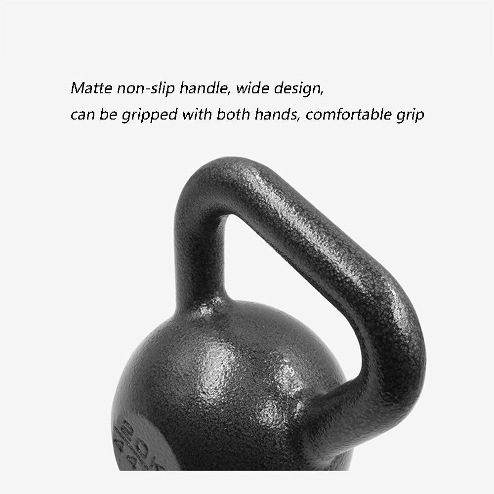 Kettlebell HUAHUA Fitness, Grandi Maniglie, Un Pezzo Fusioni Stampaggio Ferro, Sicuro E Durevole, Peso: 4kg, 8kg, 12kg, 16kg, 20kg, 24kg (Size : 4kg)