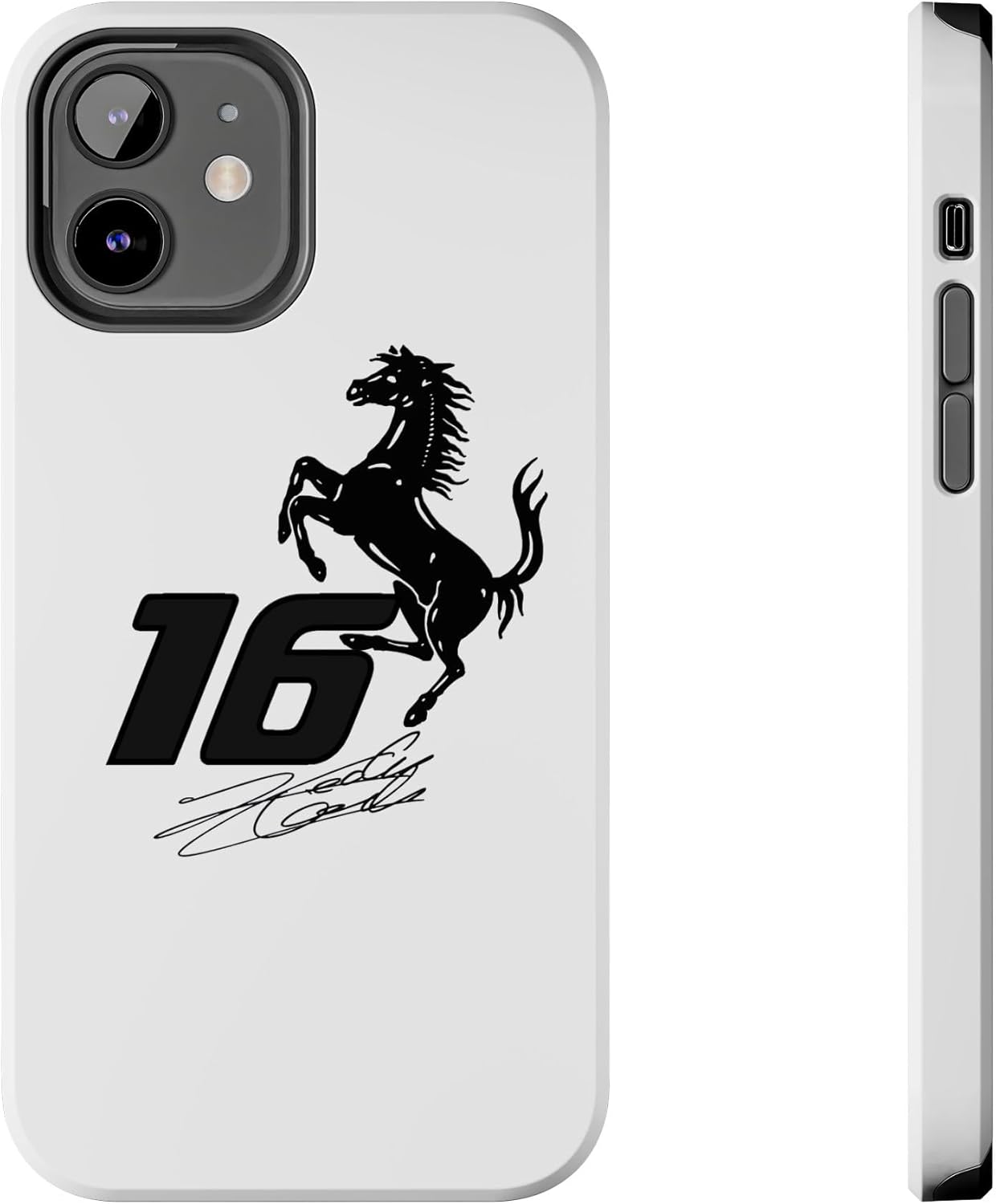 Case for CL 16 Lec Fans. Compatible with All iPhone 16 15 14 13 12 11 X Series | Best Gift for Formula Racing Fans