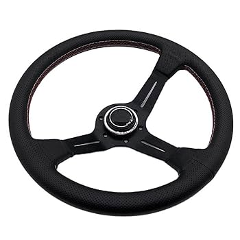 買ってね！！未使用に近い レーシング　ステアリング　無限刻印 350ｍｍジャンク レースプロステアリング レーシング 350φ - ステアリング