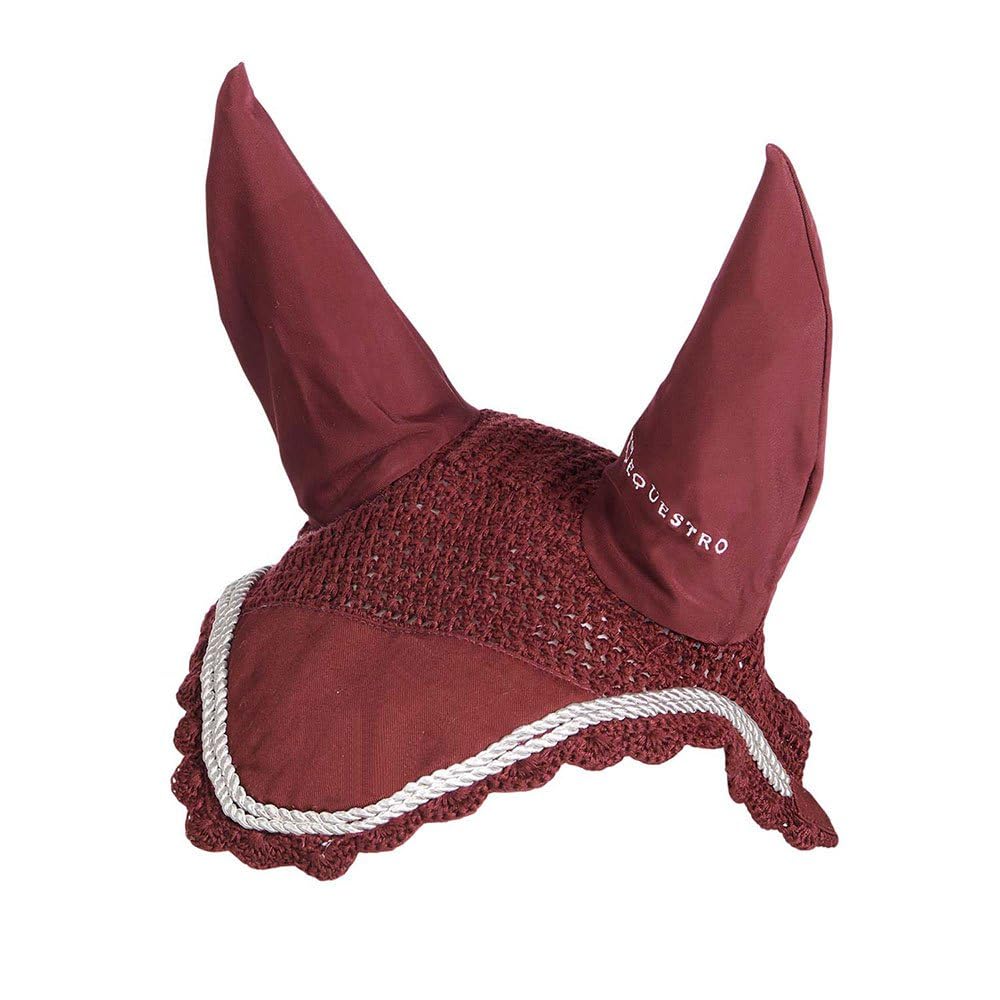 CUFFIETTA COTONE CROCHET PER SOTTOSELLA SS00207 ORECCHIE FODERATE NEOPRENE TG. FULL (BORDEAUX)