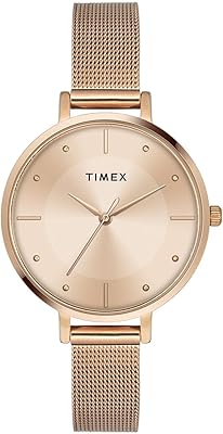 TIMEX Analog Rose Gold Dial Women's Watch-TWEL155SMU10