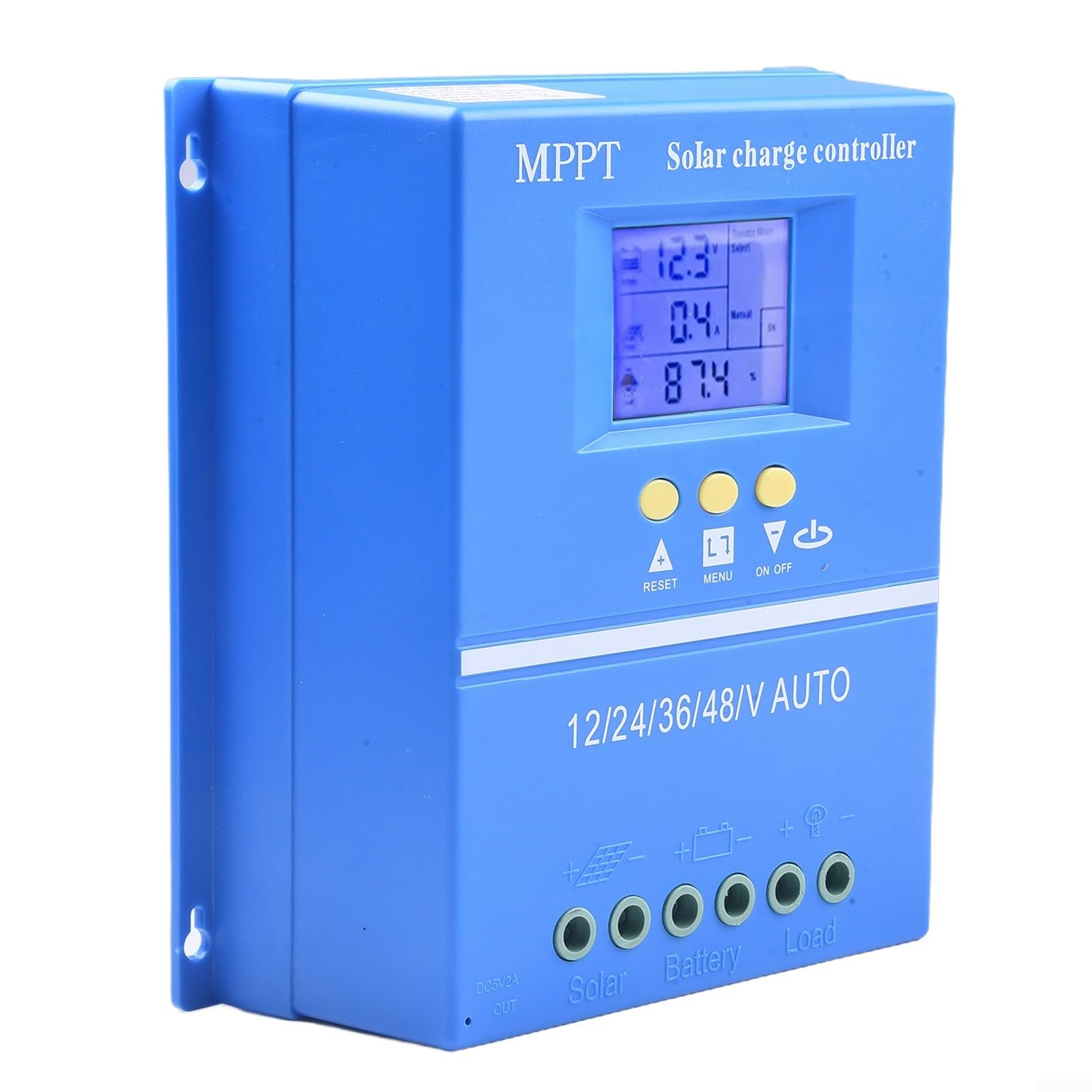 Contrôleur solaire MPPT 100A contre les pannes de batterie gel et LiFePO4 en camping-car