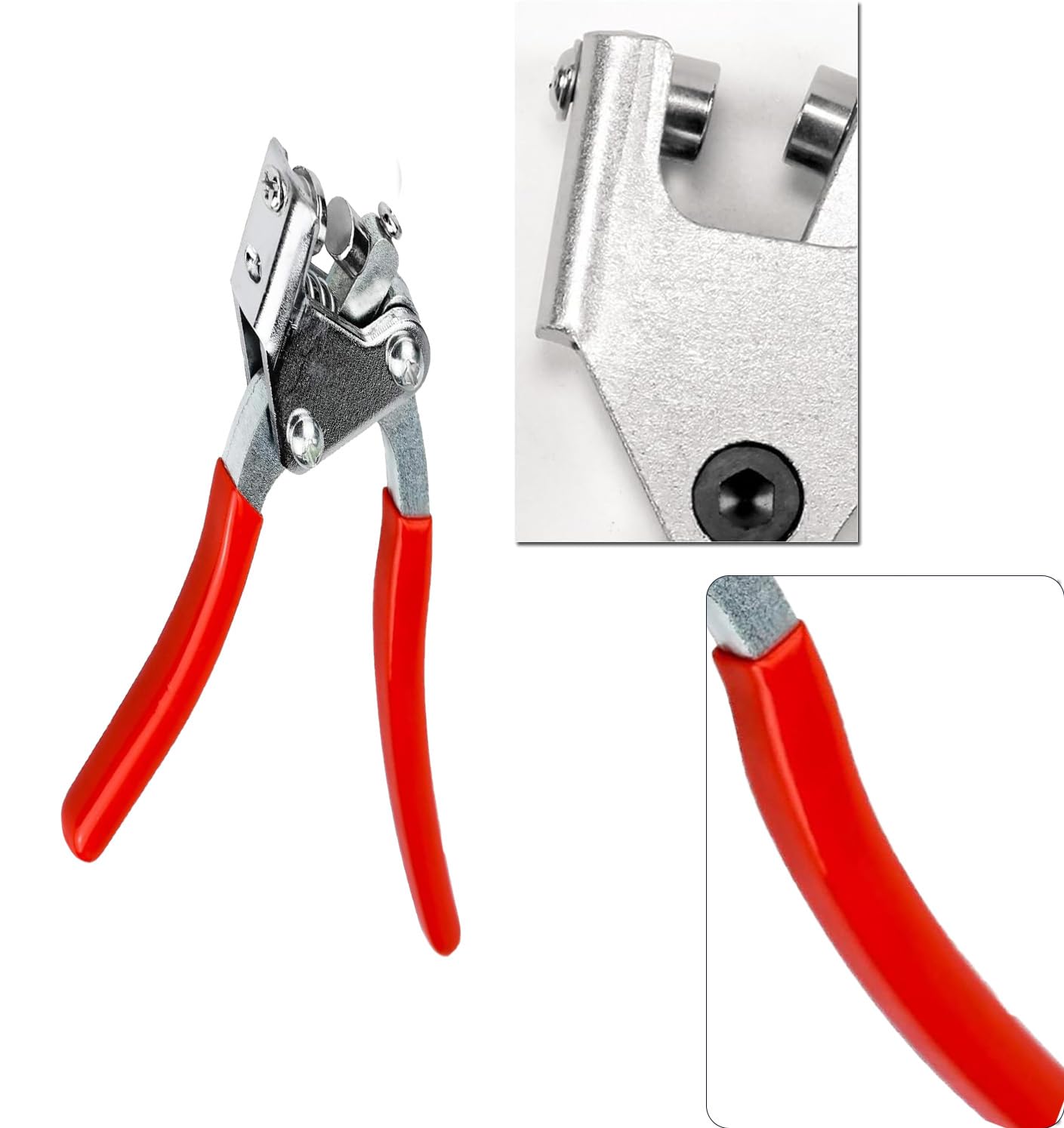 Pinza per sigillare, set di pinze per sigillare 165 mm, con 80 pezzi di filo sigillante (170 mm) 80 guarnizioni (10 mm)
