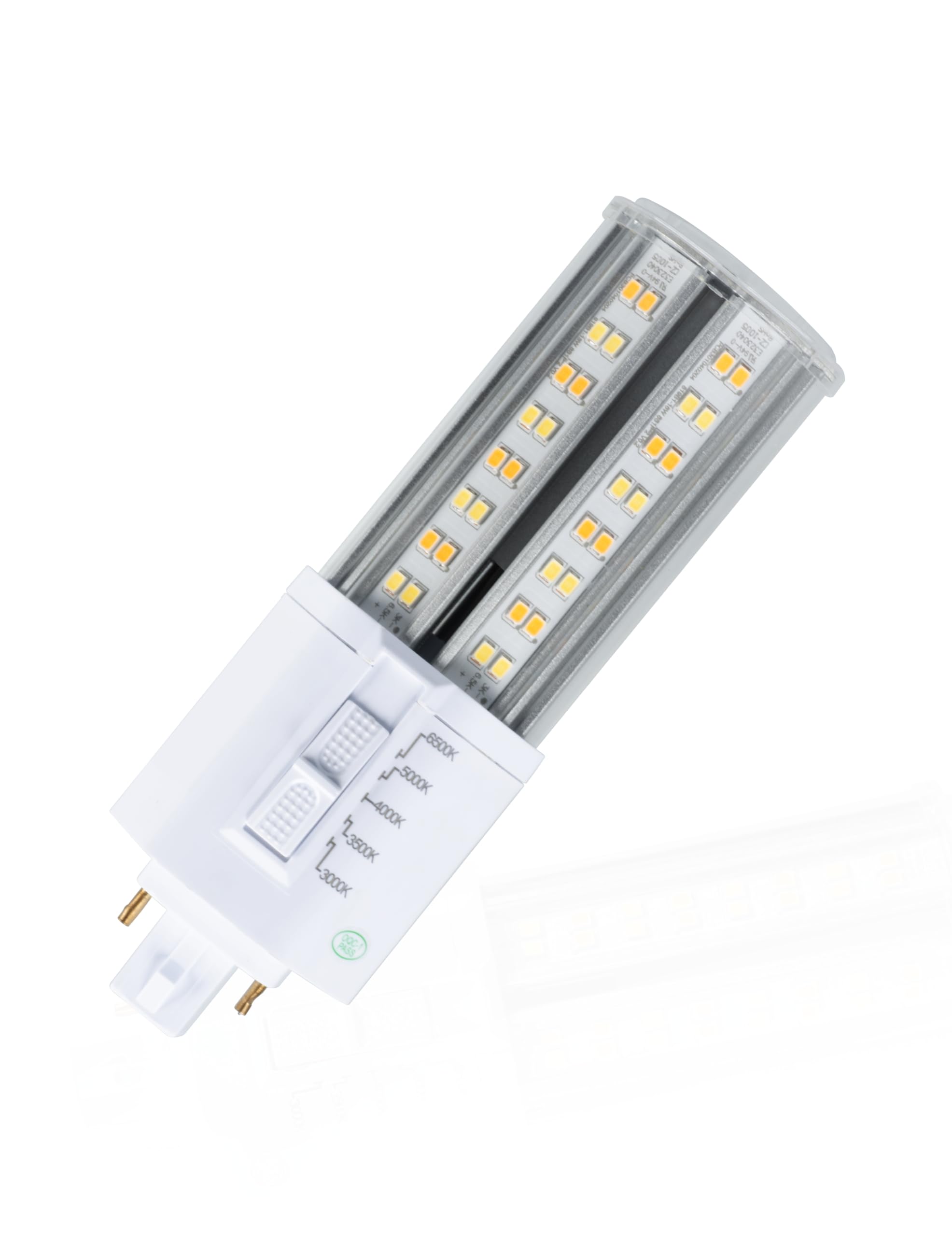 IDO LED G24q 4-Pin Light Bulb 14W 1850Lumens Dimmable (3000K/3500K/4000K/5000K/6500K) 32W Compact Fluorescent Lamp Replacement (Remove/Bypass The Ballast)