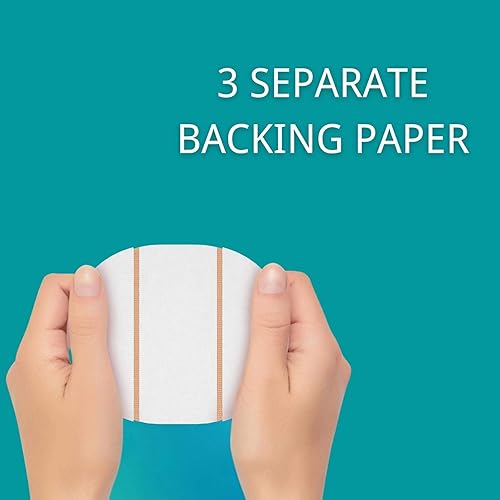 Miniatura 3 de Paquete de 20 parches de sensor compatibles con Freestyle Libre de 2 y 14 días, color azul, sin látex, parche CGM negro y bonitas cubiertas CGM