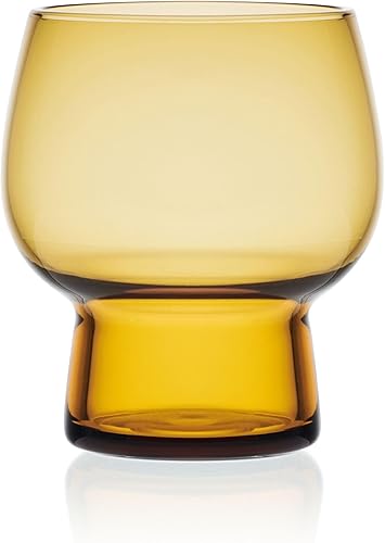 Miniatura 2 de Mikasa Phoebe - Bebida doble a la antigua, juego de 4 unidades, color ámbar