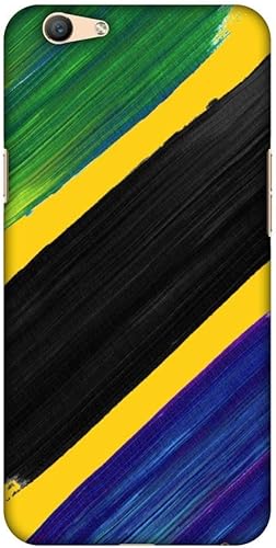Miniatura 1 de AMZER - Carcasa rígida para Oppo F1s (ultrafina), diseño de bandera de Tanzania