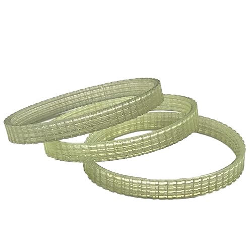 HurthAG Lot de 3 courroies polyuréthane de rechange pour rabot