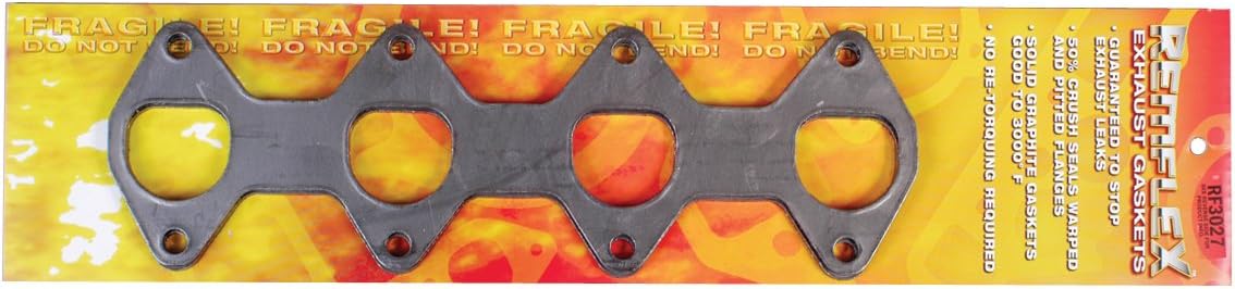 Remflex 3027 Exhaust Gasket for Ford V8 Engine, (Set of 2)