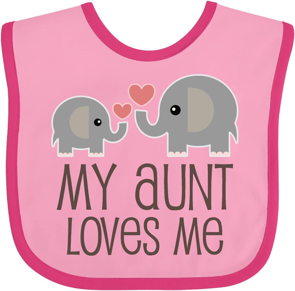 inktastic My Aunt Loves Me Baby Bib