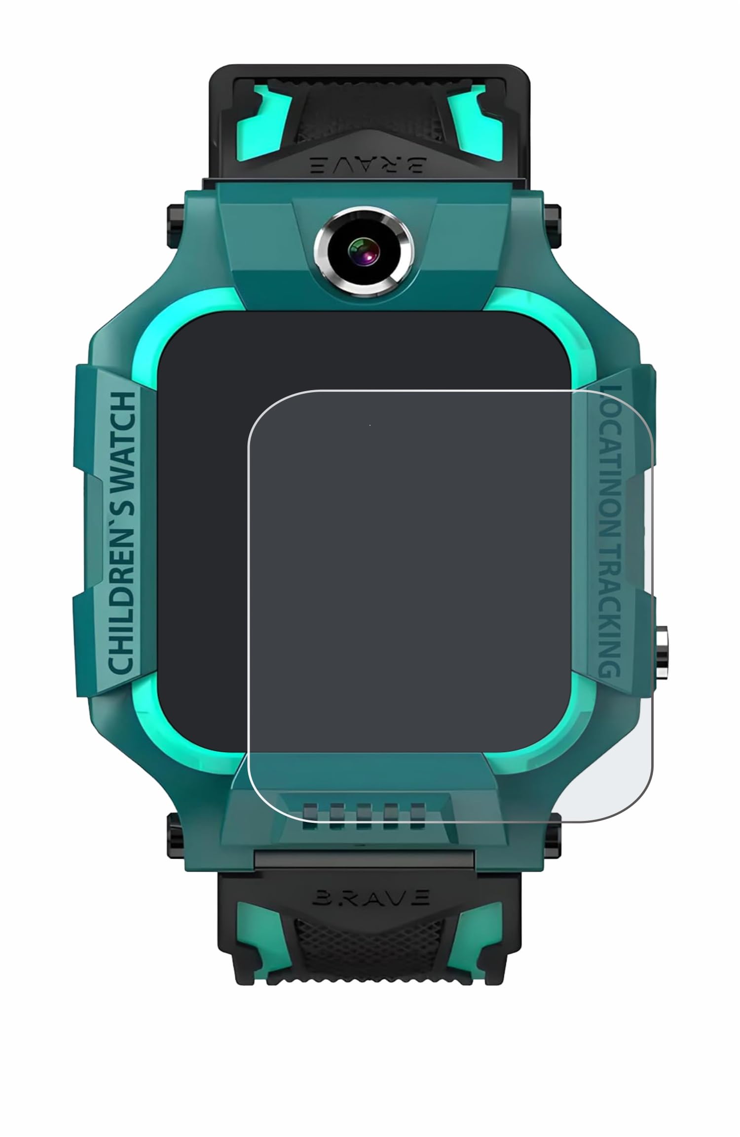 upscreen Anti-Glare Screen Protector compatible with Retoo Smartwatch 1.44