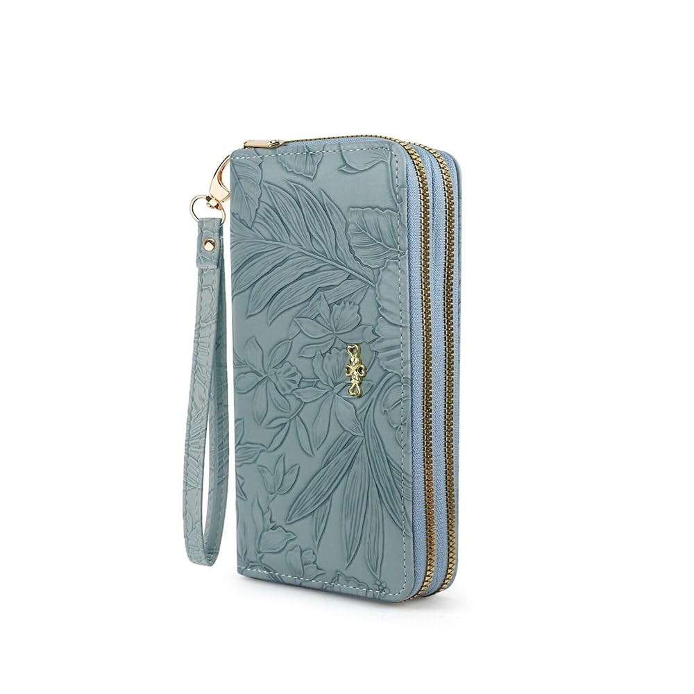 AdiStylinno Wallets For Women, Large Capacity Zip Around Card
