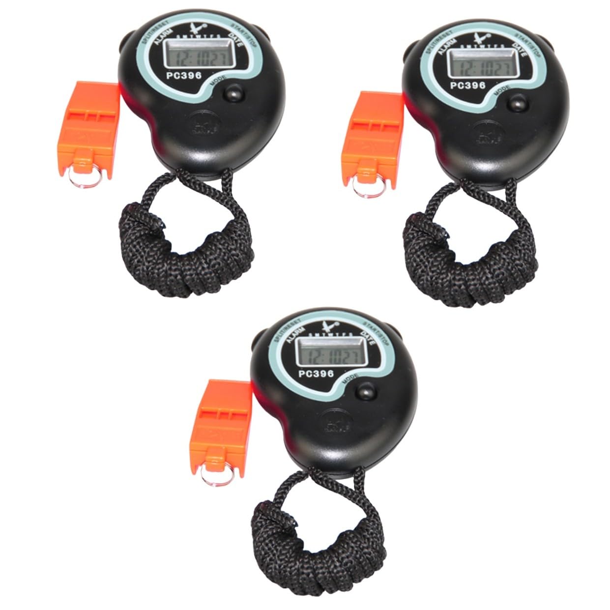 ibasenice 3 Set Cronometro con Stopwatch Elettronico per Sport Multi e Allerta Accessorio Sportivo per Allenatori