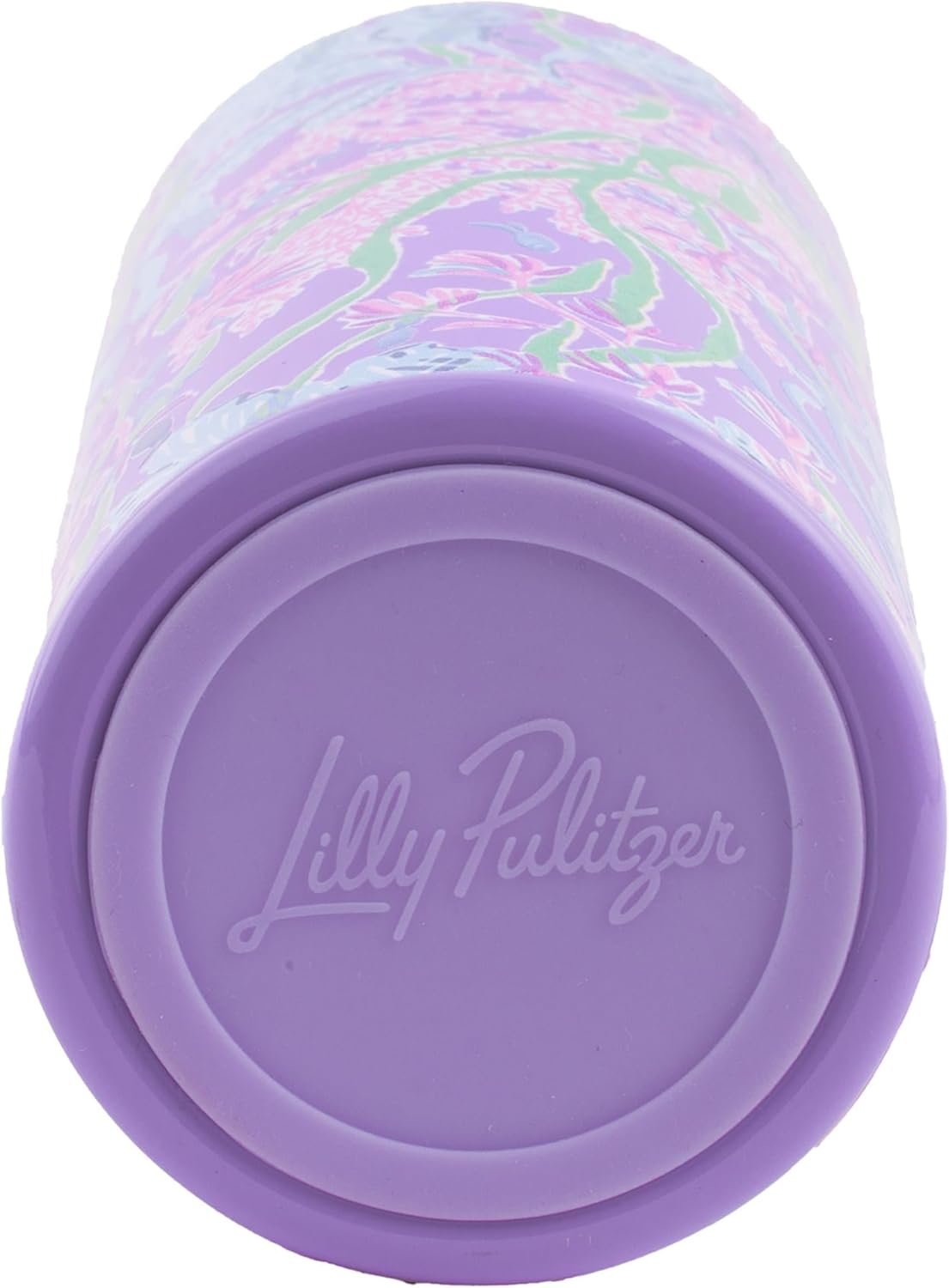 Lilly Pulitzer Stainless Steel Water Bottle, 20 Oz Metal Water Bottle, Double Wall Insulated Tumbler with Lid, Secret Escape