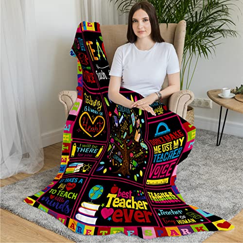 Domgoge Teacher Gifts Men, Soft Cozy Best Teacher Blanket Throw - Image 4
