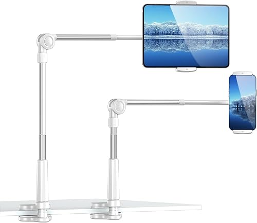 FOXOLA Soporte de teléfono para cama, soporte de teléfono celular con cuello de cisne flexible, soporte de teléfono para escritorio con abrazadera disponible en Yaxa Colombia