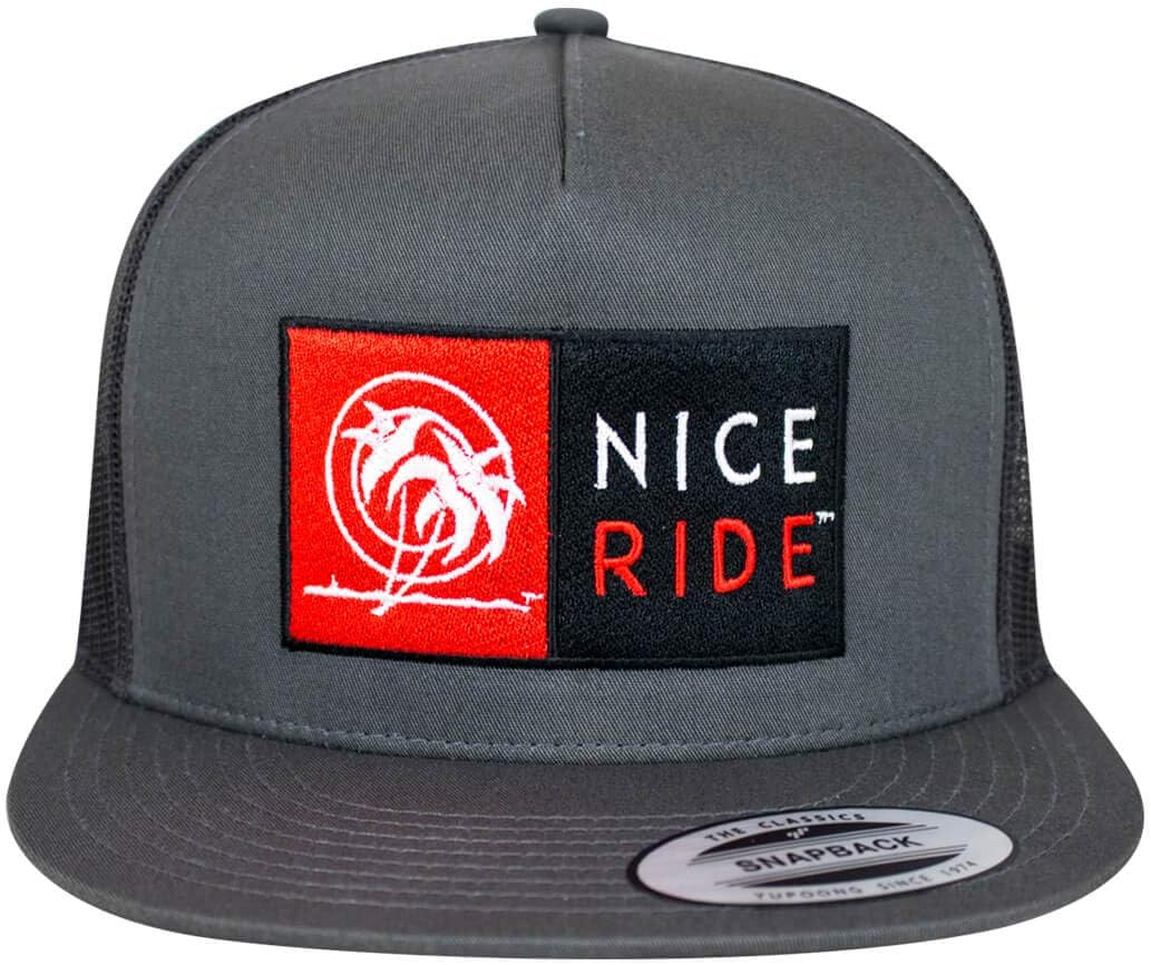 N-R Combo Charcoal Classic 6006 Snapback Trucker Baseball Hat