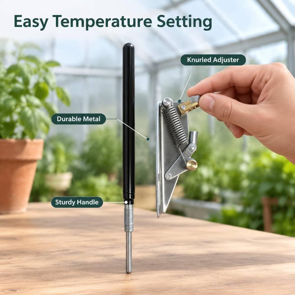 Kit automazione lamelle Serra, per Giardinaggio, Apertura Termica