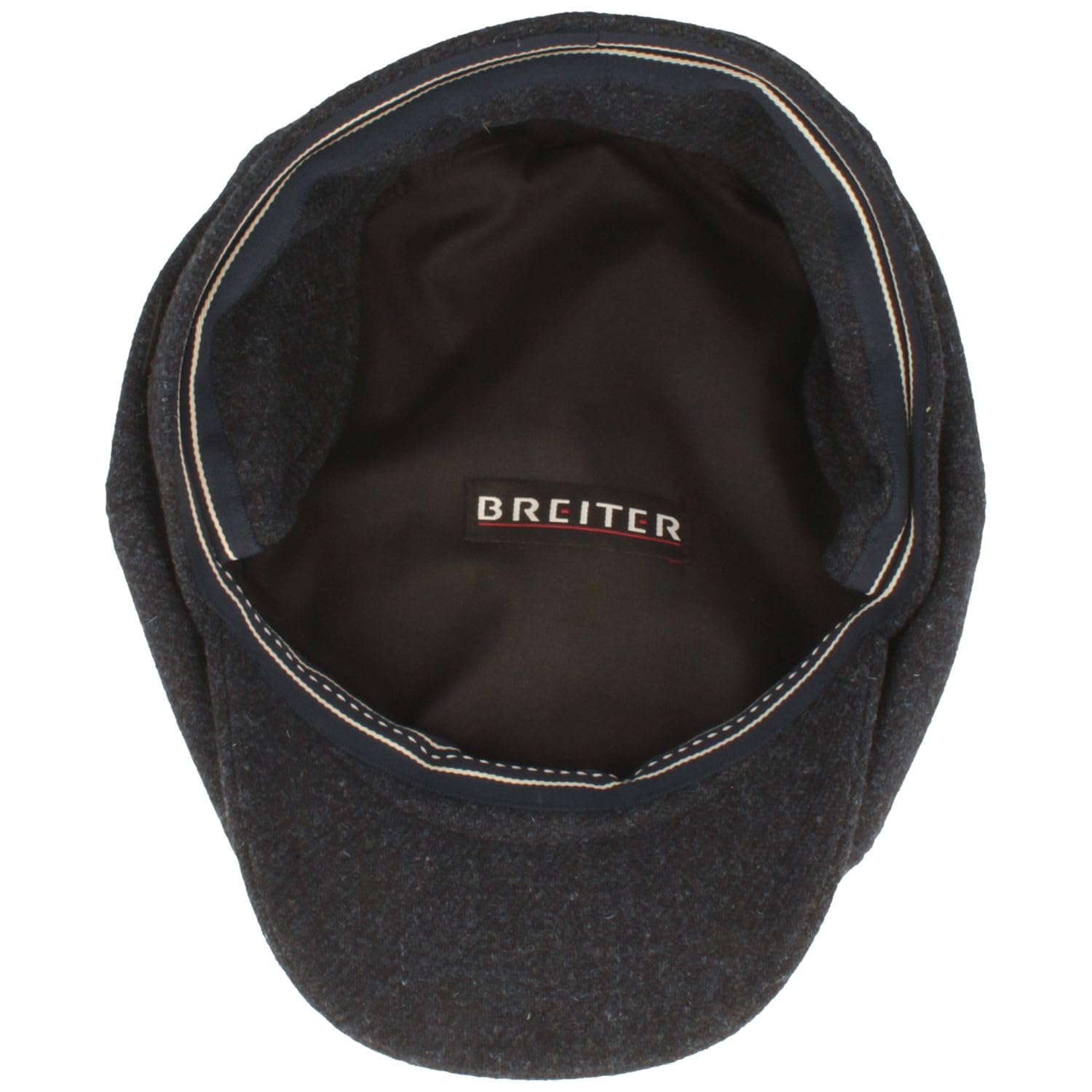 Breiter Gorro de invierno con membrana Sympatex y protección para las orejas plegable, 8 piezas, de lana, 57, azul estampado, 57