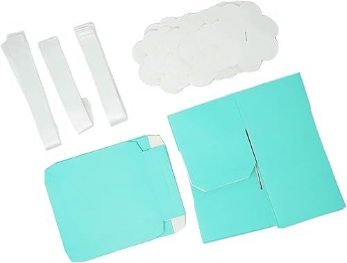 Miniatura 6 de Premium Favor Gift Box for Wedding, Bridal Shower, Birthday and All Events, 4x4x2 Size, 10 Count Per Pack (3-Pack, Robin Egg Blue) - Includes White