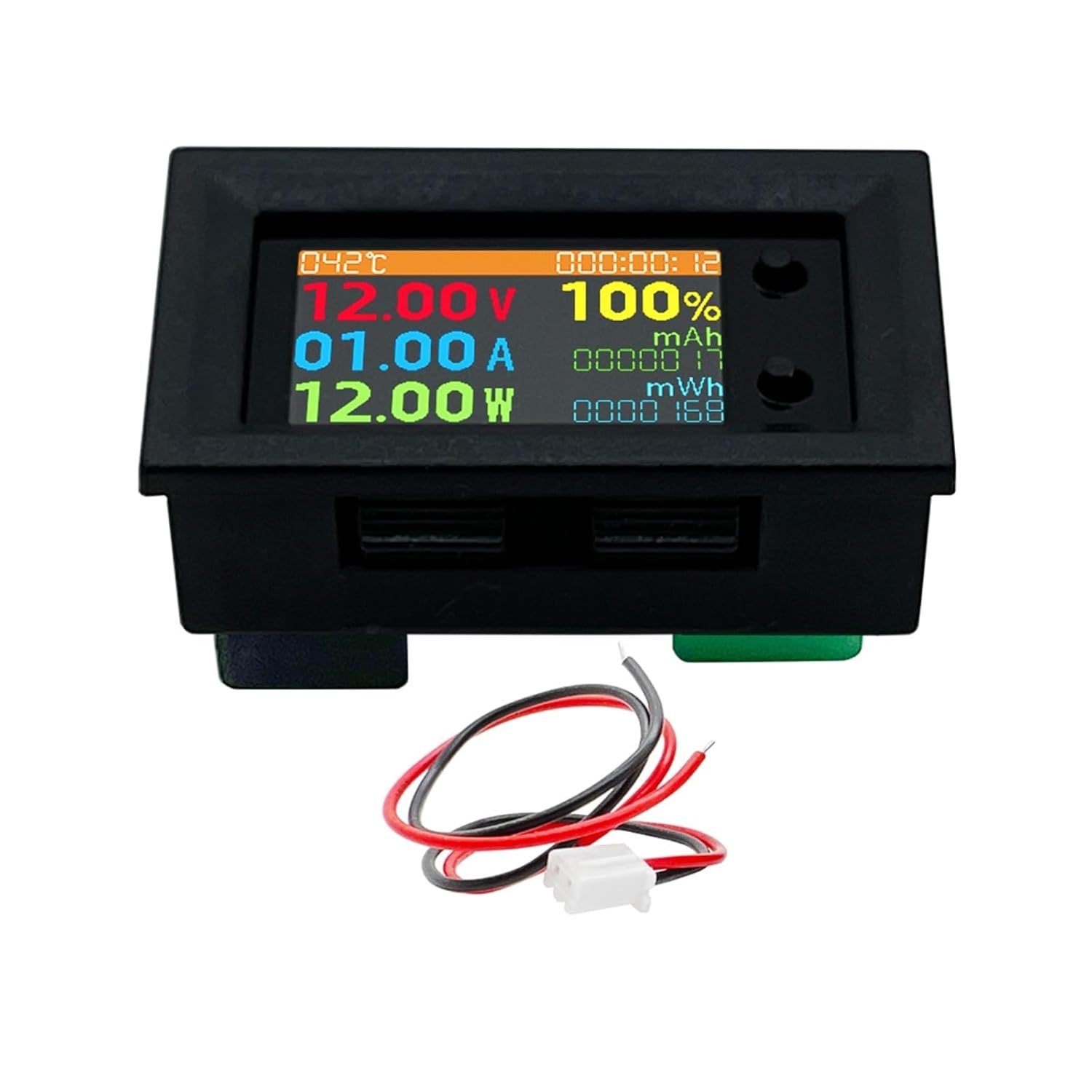 DC 0-200V 20A Digital Voltmeter Multifunction Tester LCD Voltage Current Power Energy Battery Electricity Test Meter