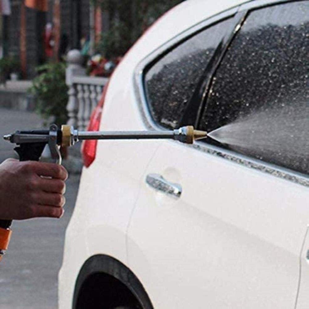 Pistola pulverizadora de mano de alta presión para jardín, adecuada para lavado de coches y mascotas, limpieza y riego