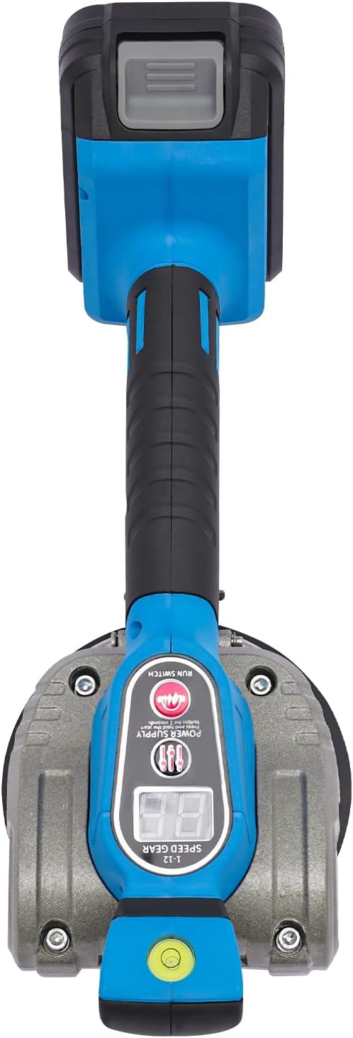 12-Speed Handheld Tiling Vibrator Machine, 21V 15000mAh, 24000 RPM, Adjustable Vibration for Tile Installation, Includes Suction Cup for Easy Use