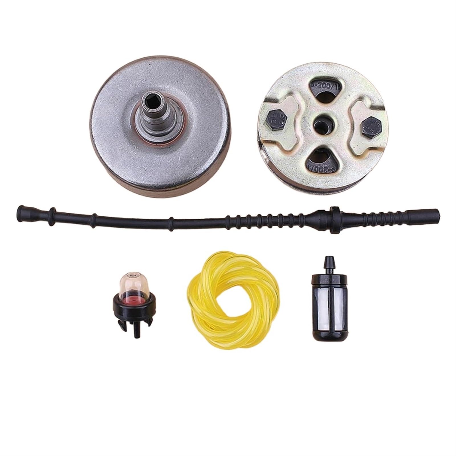 Clutch Sprocket Drum, for, FS120 FS200 FS250 Fuel Filter Line Hose Primer Bulb Trimmer Lawn Mower Clutch Repair Kit