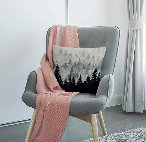 Miniatura 9 de Warning Artist at Work - Funda de almohada de lino y algodón, funda de cojín decorativa cuadrada de 18 pulgadas sin relleno de almohada