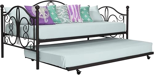 Miniatura 56 de DHP Bombay - Cama de metal Blanco,bronce