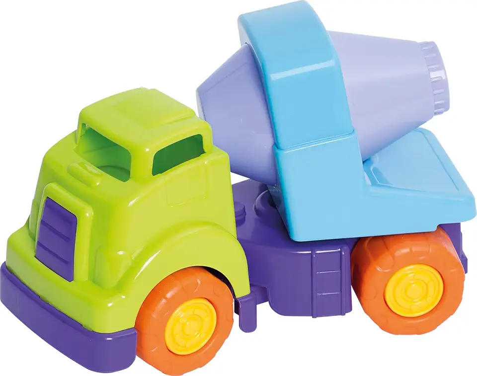 Mercotoys Caminhão Mercotruck Betoneira com Chassis Articulável