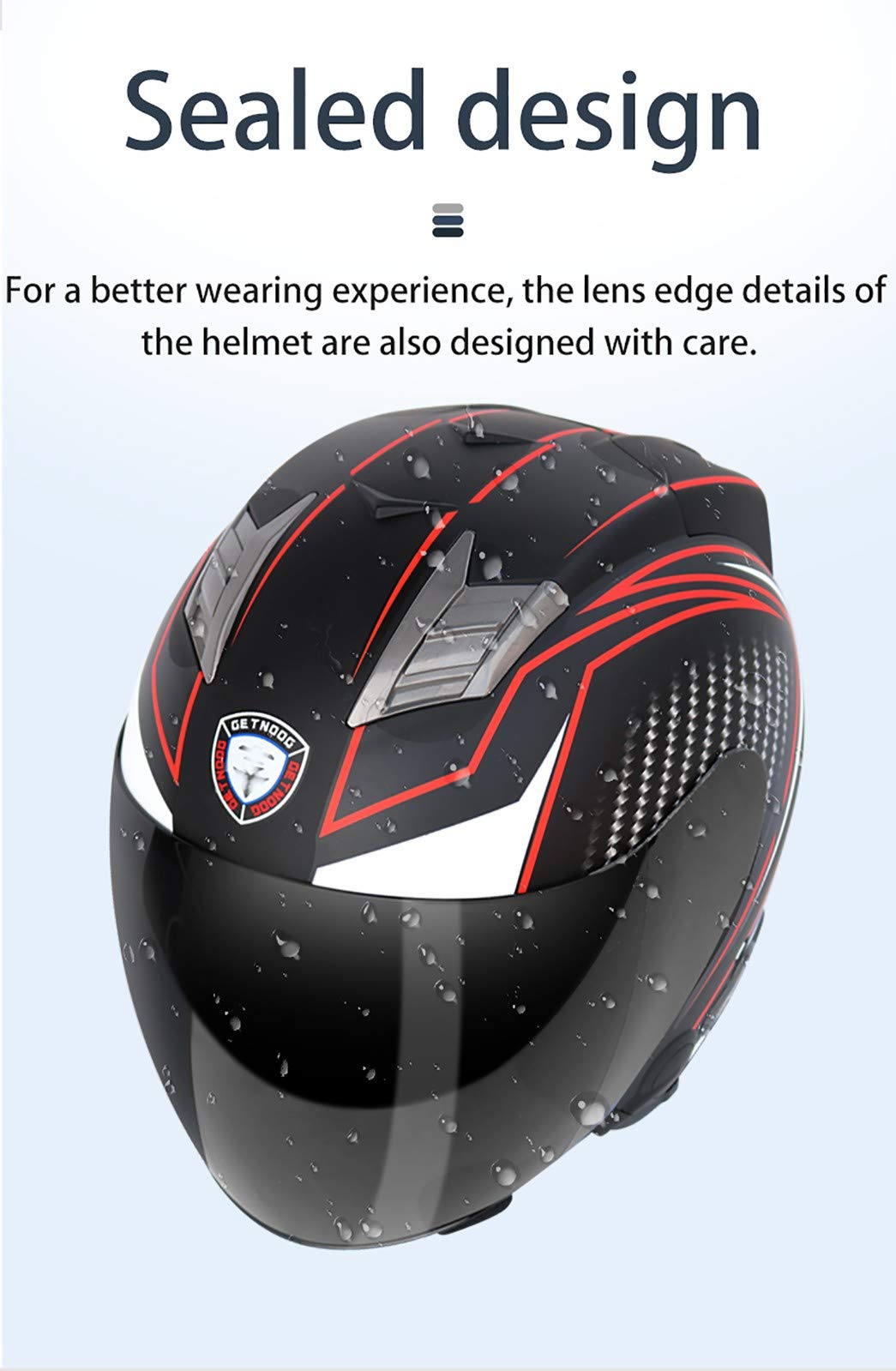 Casque De Moto Jet Bluetooth Avec Interphone - Certifié ECE, Double Visière, Pour Hommes Et Femmes