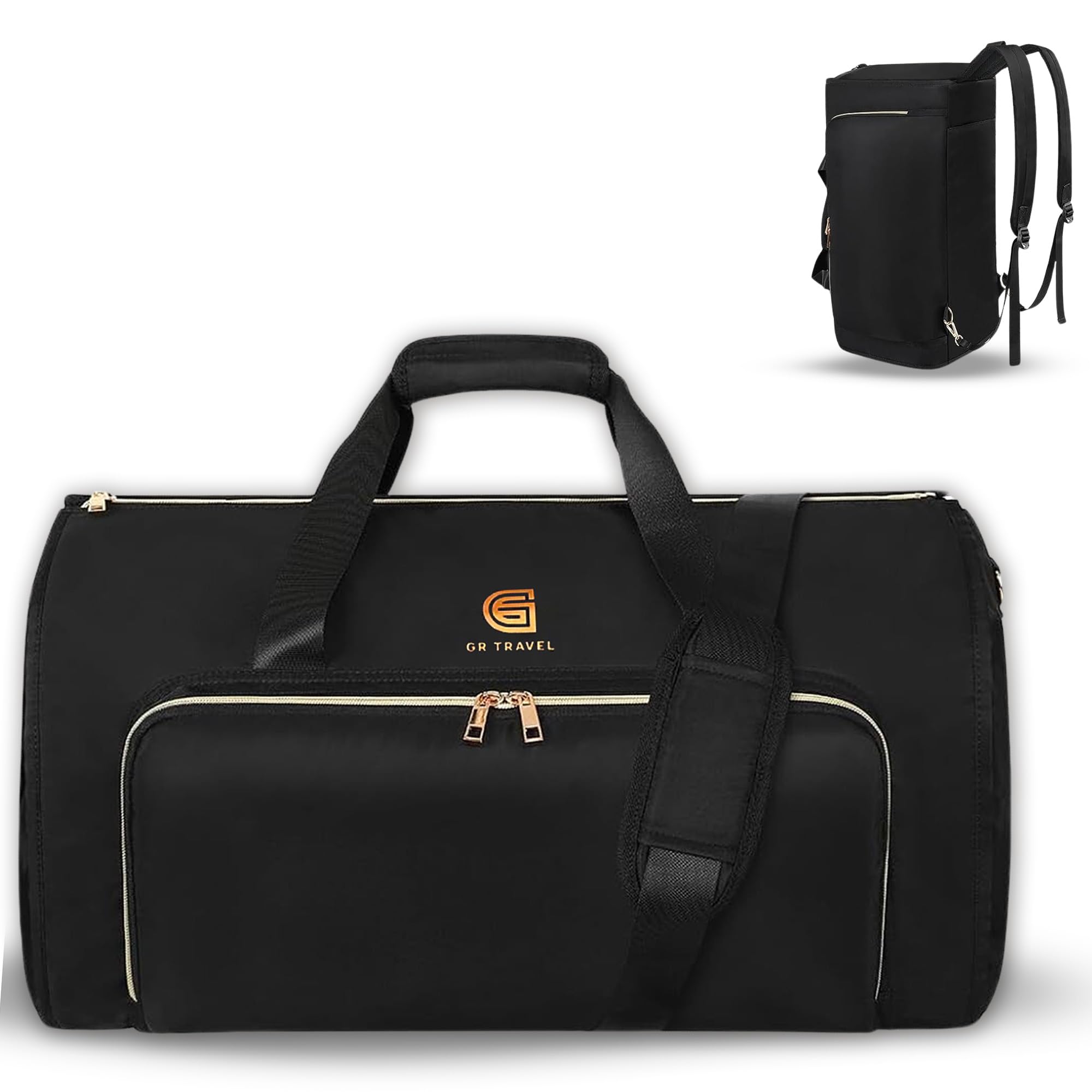 GR. TRAVEL Bolsa Portatrajes Cabina, Mochila Desplegable e Impermeable, Funda de Viaje Viajeros Organizados y con Estilo