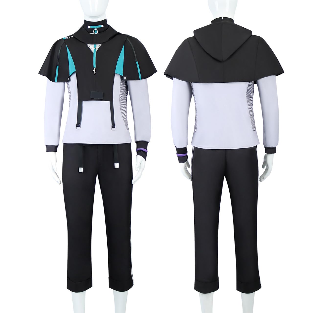 原神/魈　コスプレ衣装　ウィッグ付きフルセット Amazon.co.jp: 原神 魈 しょう コスプレ衣装 豪華版 フルセット