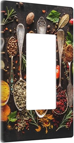 Miniatura 2 de Beach Waves - Placa decorativa para interruptor de luz basculante de 1 banda para receptáculo eléctrico para dormitorio, baño, cocina, accesorios de